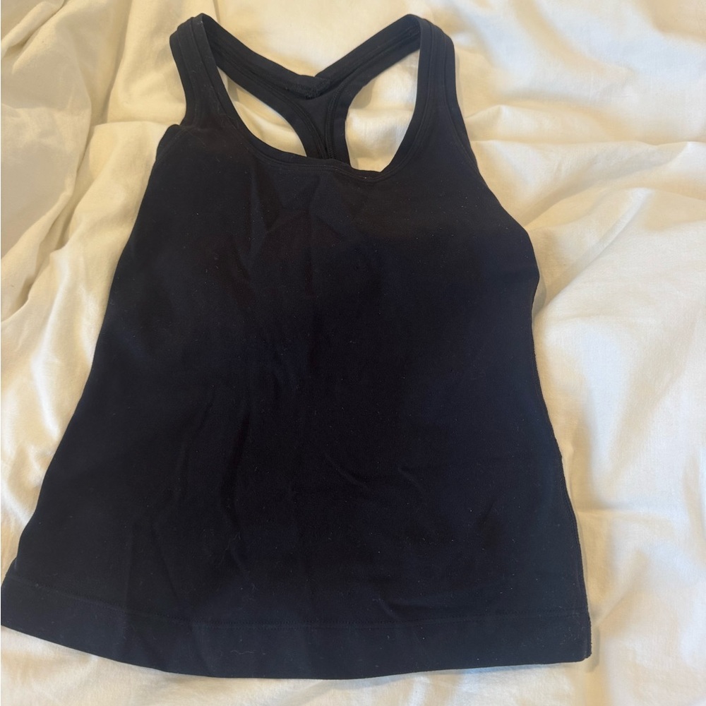Women's Black Racerback Tank Top. lululemon